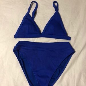 SOLD High waisted ribbed Garage bikini
